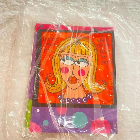 FUNNY Girl Blonde Friendship VTG Greeting Cards Leanin' Tree Lori Wiseman NOS - Picture 14 of 15